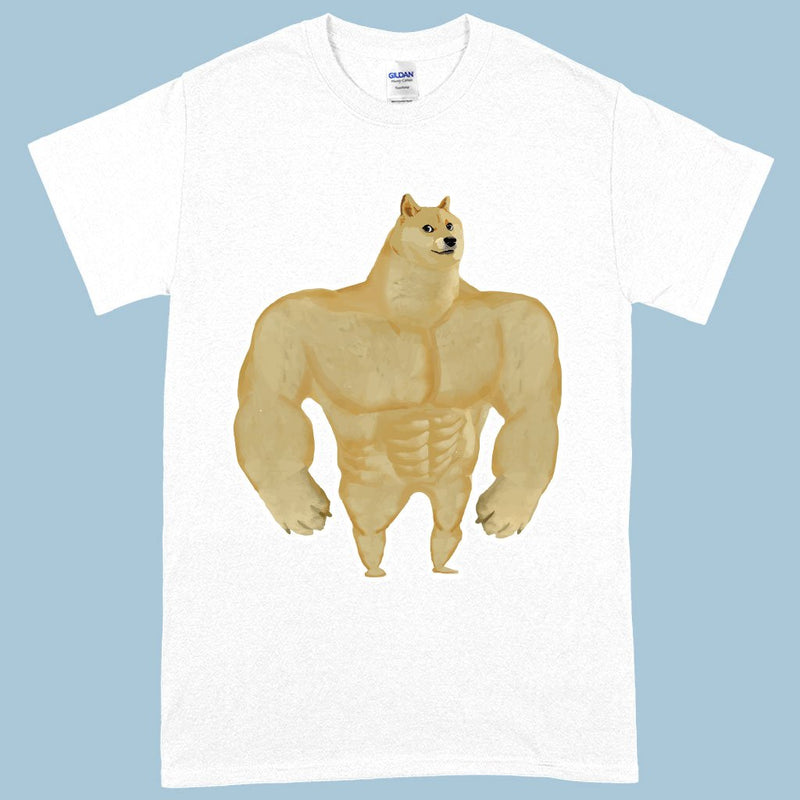 Load image into Gallery viewer, Heavy Cotton Doge T-Shirt - Meme T-Shirt
