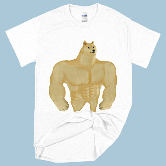 Heavy Cotton Doge T-Shirt - Meme T-Shirt