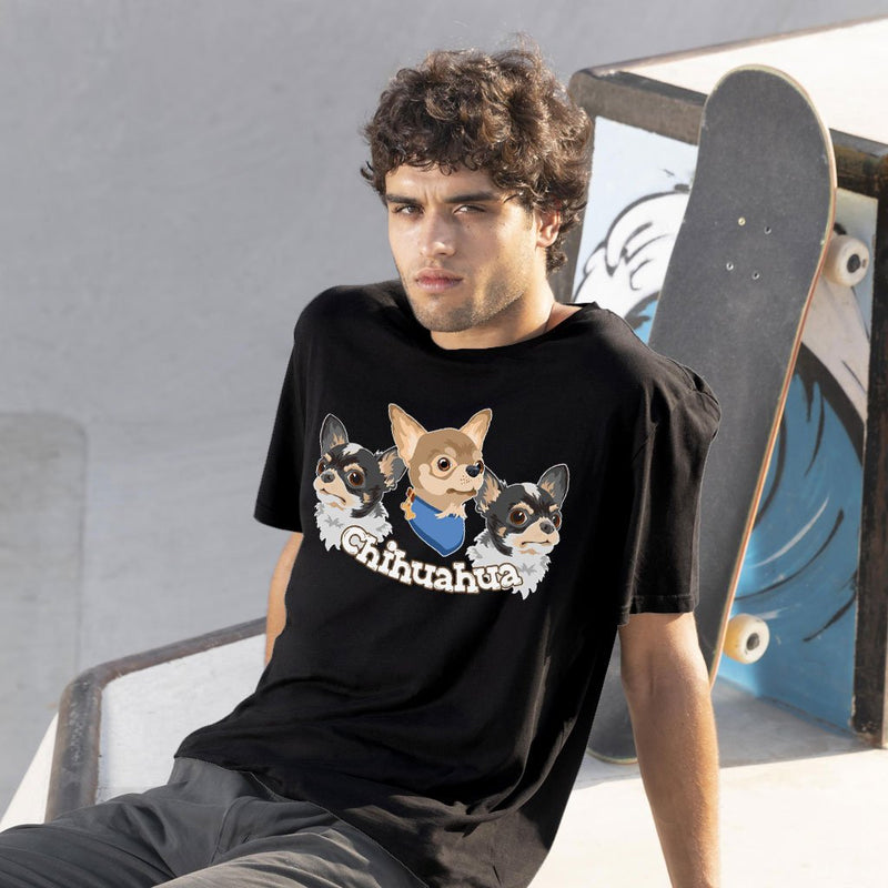 Load image into Gallery viewer, Chihuahua T-Shirt - Dog Print T-Shirt - Dog Themed T-Shirts
