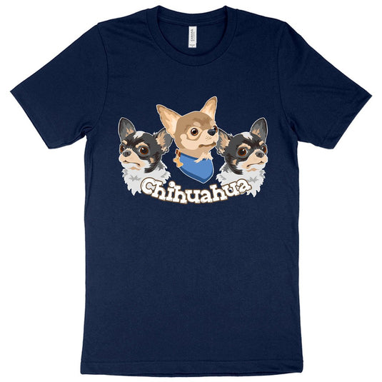 Chihuahua T-Shirt - Dog Print T-Shirt - Dog Themed T-Shirts